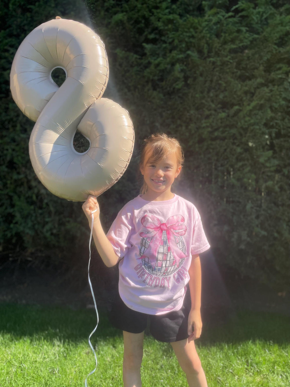 Beige Large 8 Year Old Balloon Birthday Tan Balloons Jumbo Boho Bday Mylar Minimalist Decor 30" Photoshoot Prop Cream Any Number Balloon