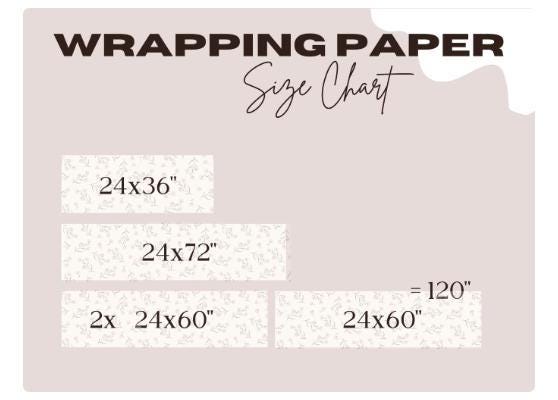 Whimsical Neutral Baby Shower Gift Wrap