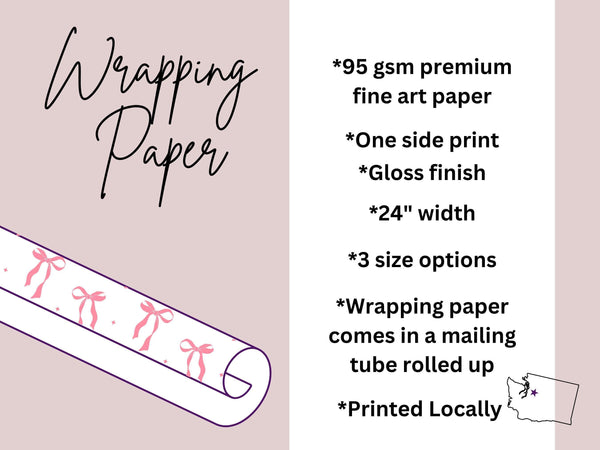 Desert Theme Wrapping Paper Cactus Skull Succulent Texas Theme Arizona Watercolor Wedding Western Bridal Shower Bull Purple Sage Green