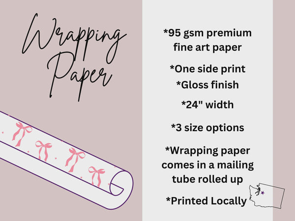 Toile Elegant Gift Wrapping Paper