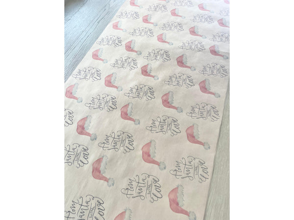 From Santa Clause Wrapping Paper Kraft Unique Christmas Gift Wrap for Kids From the North Pole Recycled Sustainable Secret Santa Rustic