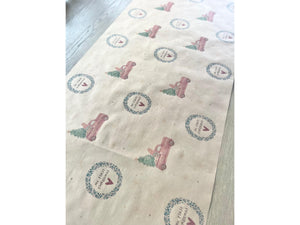 My First Christmas Gift Wrap Paper Baby Shower Idea Wrapping Paper Kraft Unique From Santa Gift Wrap Secret Santa Whimsical Star Wreath