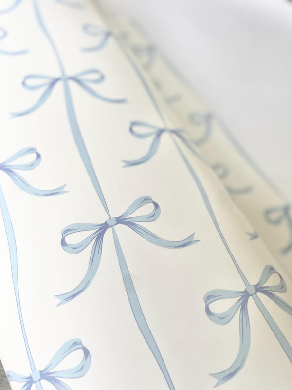 Blue Coquette Bow Gloss Wrapping