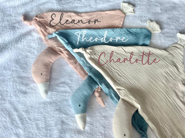100% Cotton Baby Comforter Soft Muslin Security Blanket Goose Plush Toy Newborn Soothe Towel Baby Shower Gift Infant Sleep Aid Baby Shower