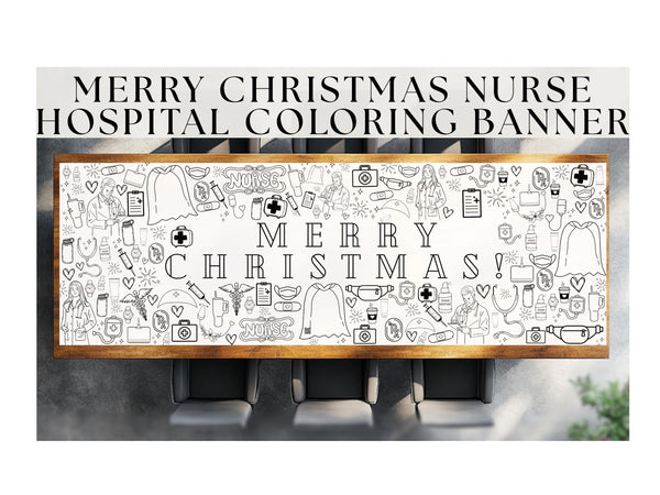 Merry Christmas Hospital Drawing Activity