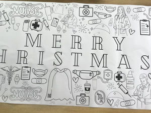 Merry Christmas Hospital Drawing Activity
