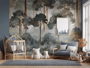 Adhesive Fabric Wallpaper Whimsical