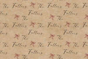 Eco Friendly Personalized Gift Wrap