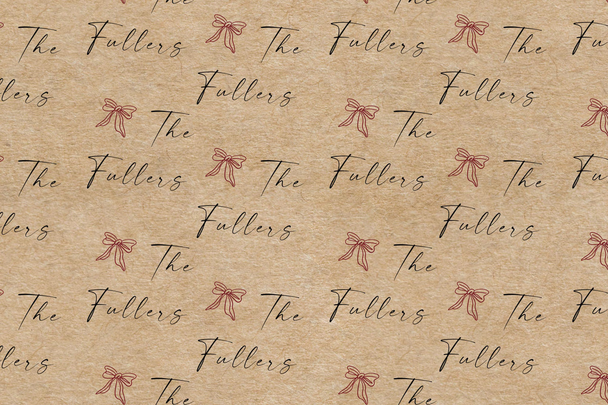Eco Friendly Personalized Gift Wrap