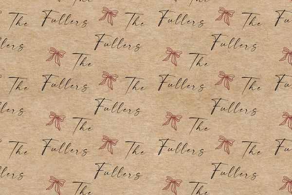 Eco Friendly Personalized Gift Wrap