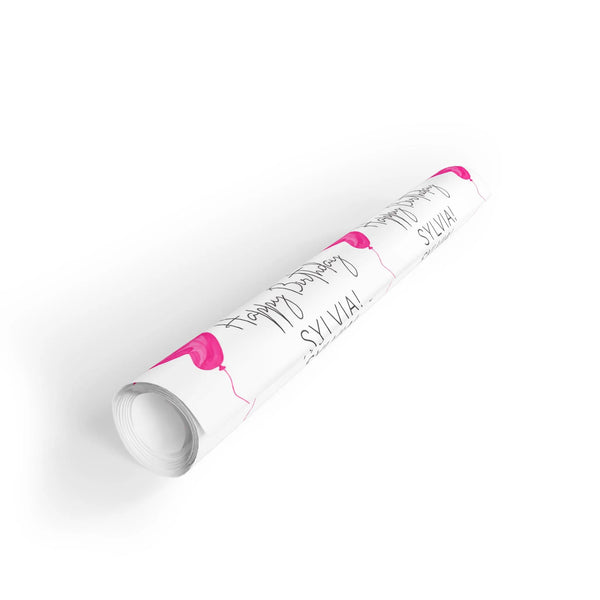 Personalized Birthday Gift Wrap