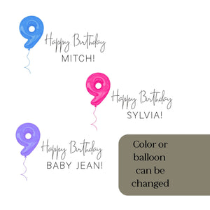 Personalized Birthday Gift Wrap