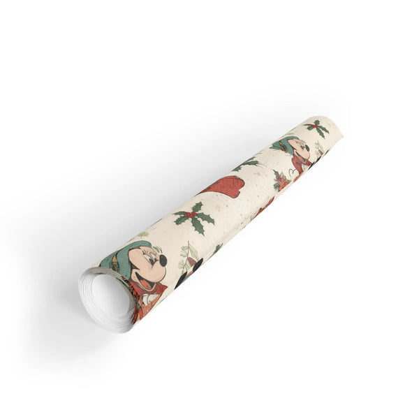 Vintage Inspired Mouse Design Wrapping Paper