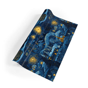 Van Gogh Inspired Wrapping Paper