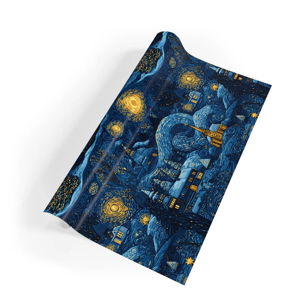 Van Gogh Inspired Wrapping Paper