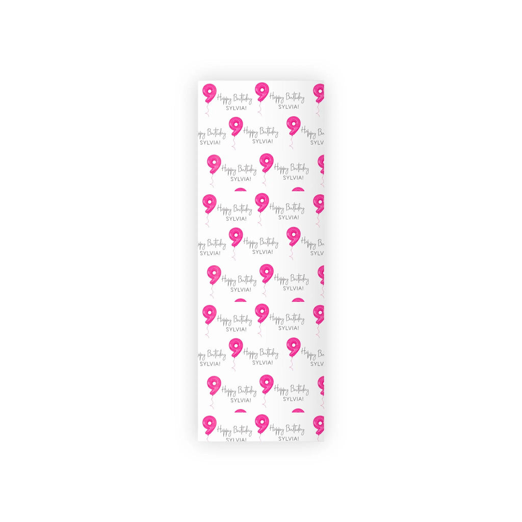 Personalized Boy Birthday Gift Wrap