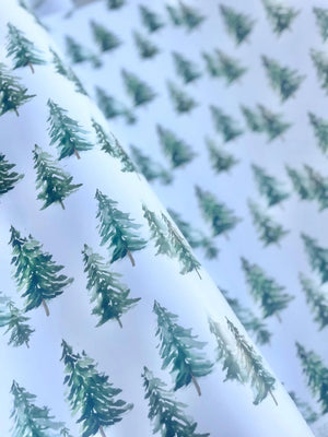 Minimalist Christmas Tree Wrapping Paper