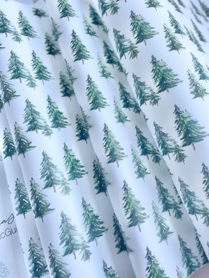 Minimalist Christmas Tree Wrapping Paper