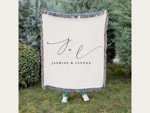 Wedding Name Blanket
