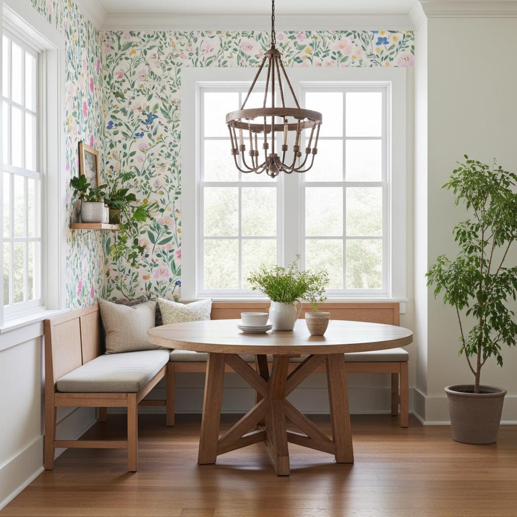 Bright Boho Pattern Wallpaper