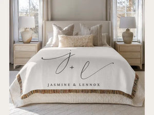 Wedding Name Blanket