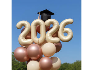 Set of 4 LARGE Balloon 2026 Graduation