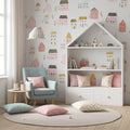 Whimsical Village Wallpaper