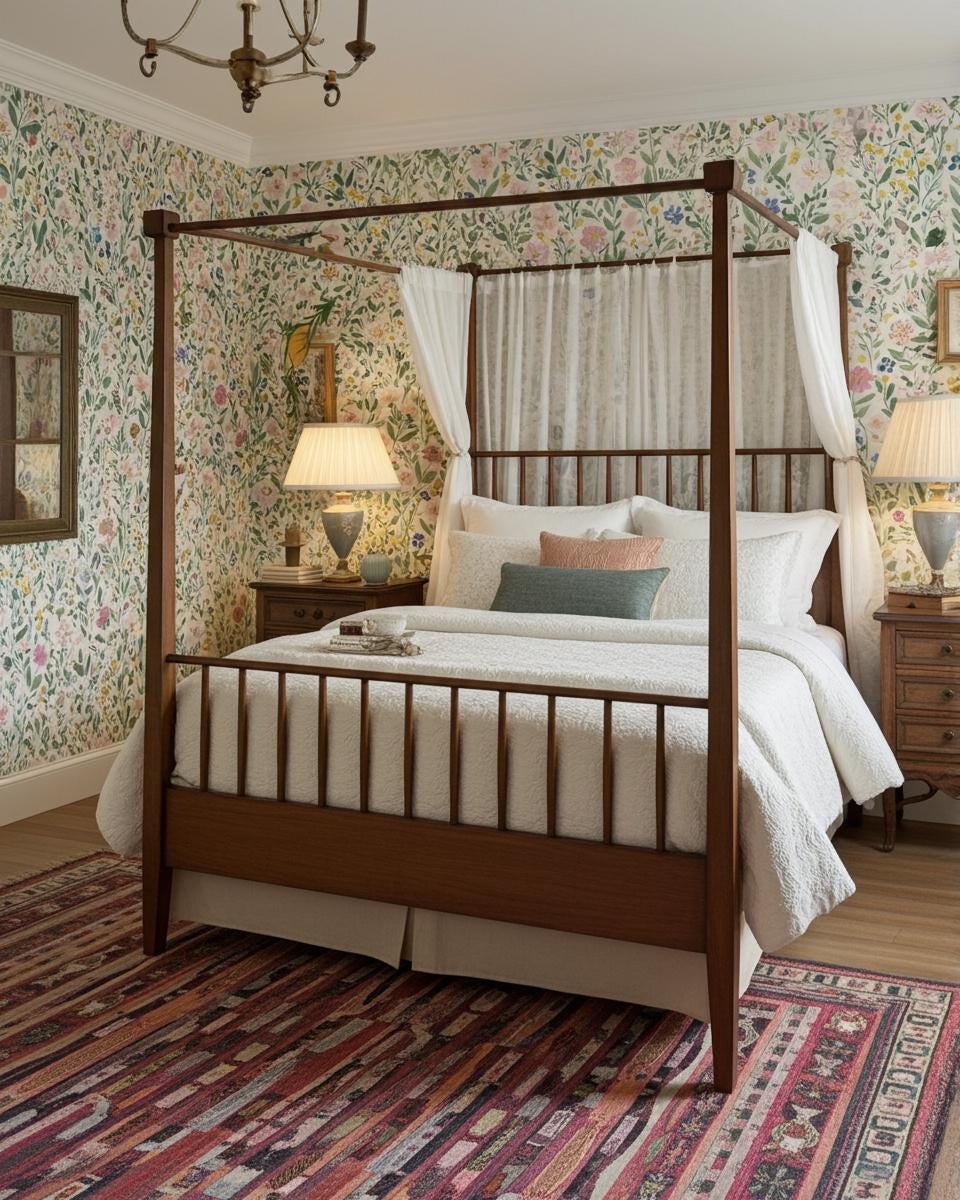 Bright Boho Pattern Wallpaper