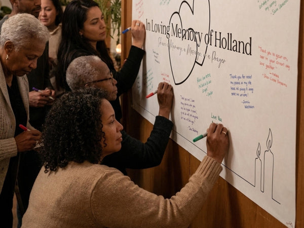 In Loving Memory Coloring Banner