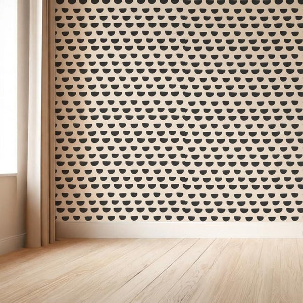 Neutral Geometric Peel Stick Wallpaper