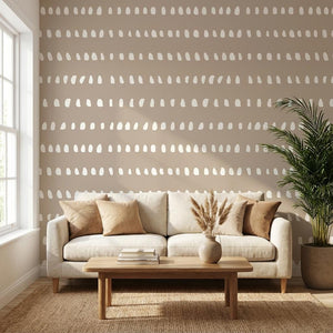 Coffee Cream Adhesive Wallpaper