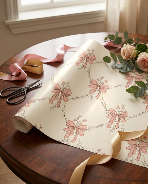 Floral Trellis Wrapping Paper