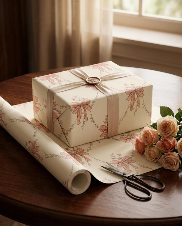 Floral Trellis Wrapping Paper