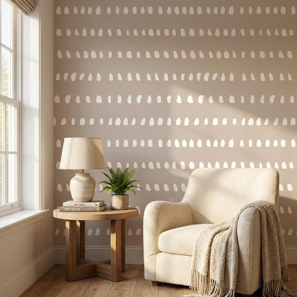 Coffee Cream Adhesive Wallpaper