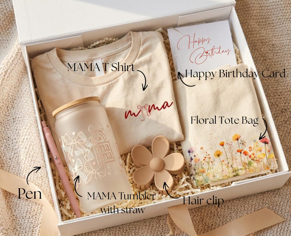 Set of 6 MAMA Gift Box Mom Birthday Gift Set