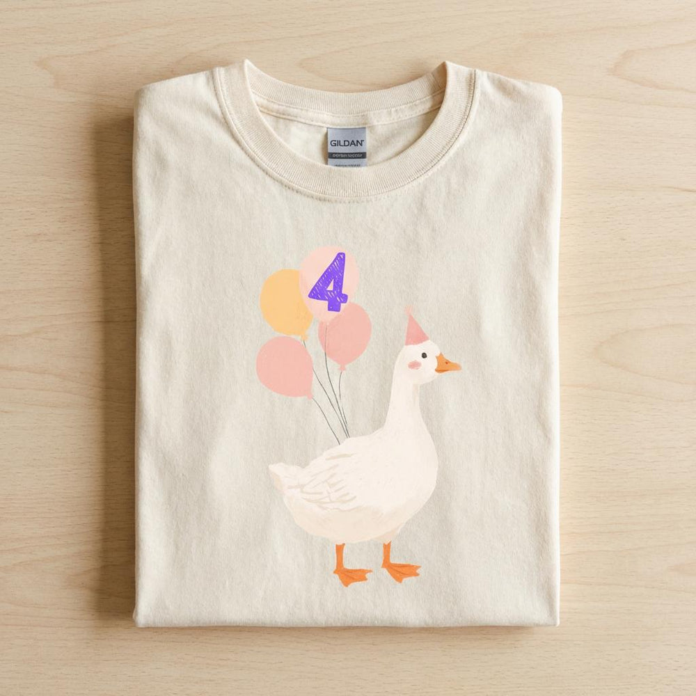 Cute Silly Goose Birthday Shirt