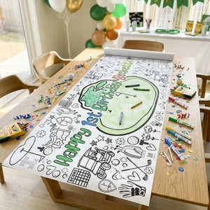 Golf Theme Coloring Banner