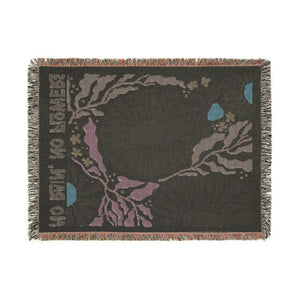No Rain No Flowers Blanket Woven Floral Print