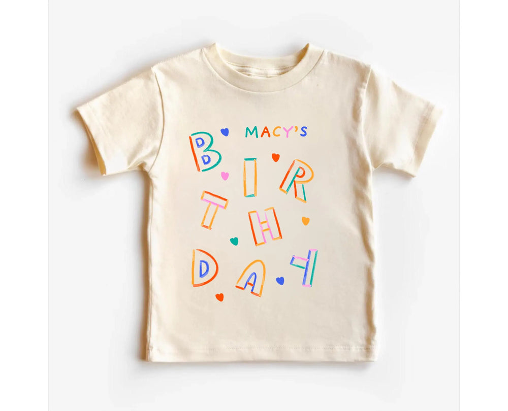 Custom Birthday Heart Top