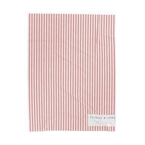 Custom Couple Name Pink Stripe Minimalist