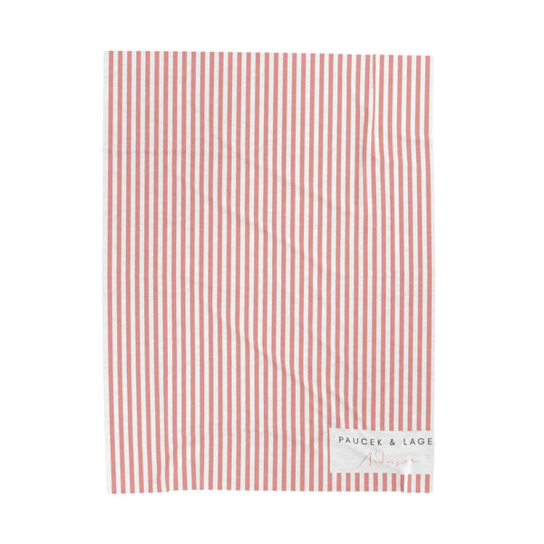 Custom Couple Name Pink Stripe Minimalist