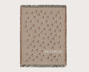 Custom Football Blanket Woven
