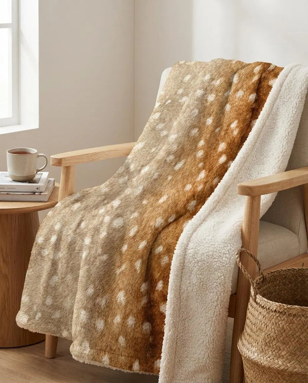 Woven Deer Skin Print