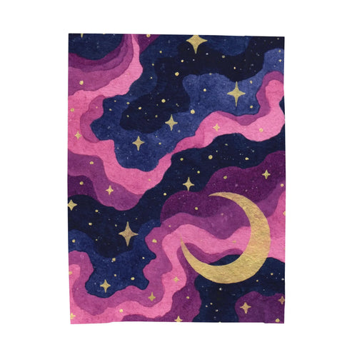 Outer Space Woven Blanket Galaxy