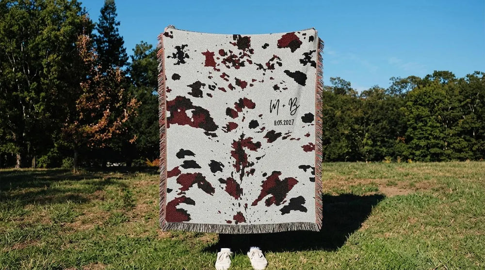 Personalized Woven Blanket Custom