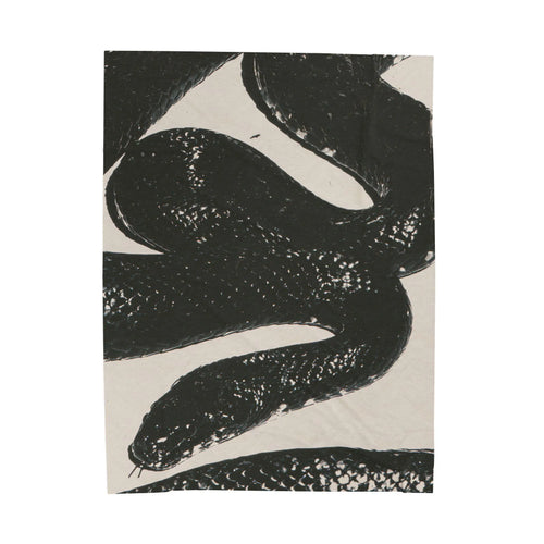 Snake Woven Blanket Snake Lover Throw