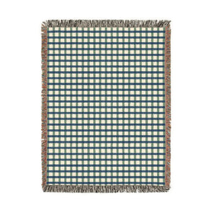 Seattle Football Gingham Woven Blanket