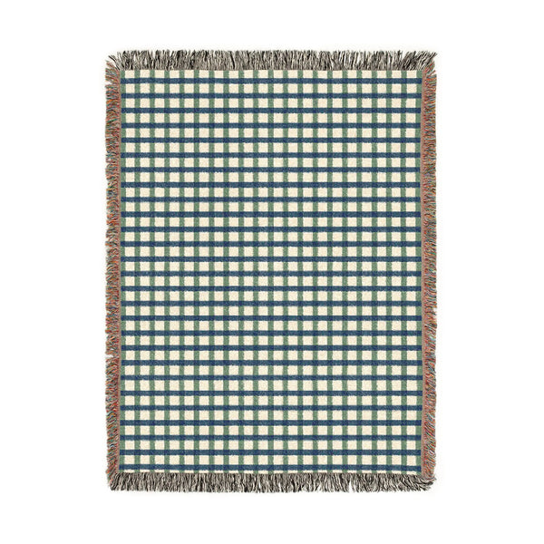 Seattle Football Gingham Woven Blanket