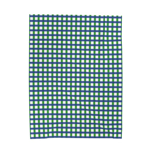Seattle Football Gingham Woven Blanket