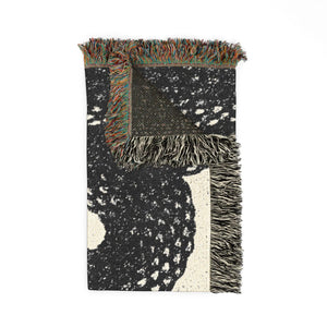 Eclectic Drawn Snake Woven Blanket